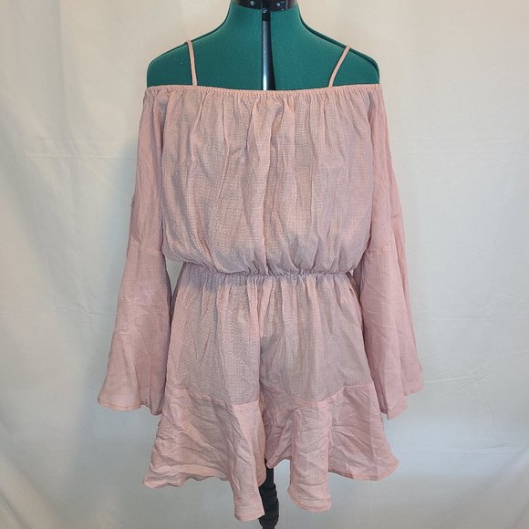 Flowy Pink Romper NWOT